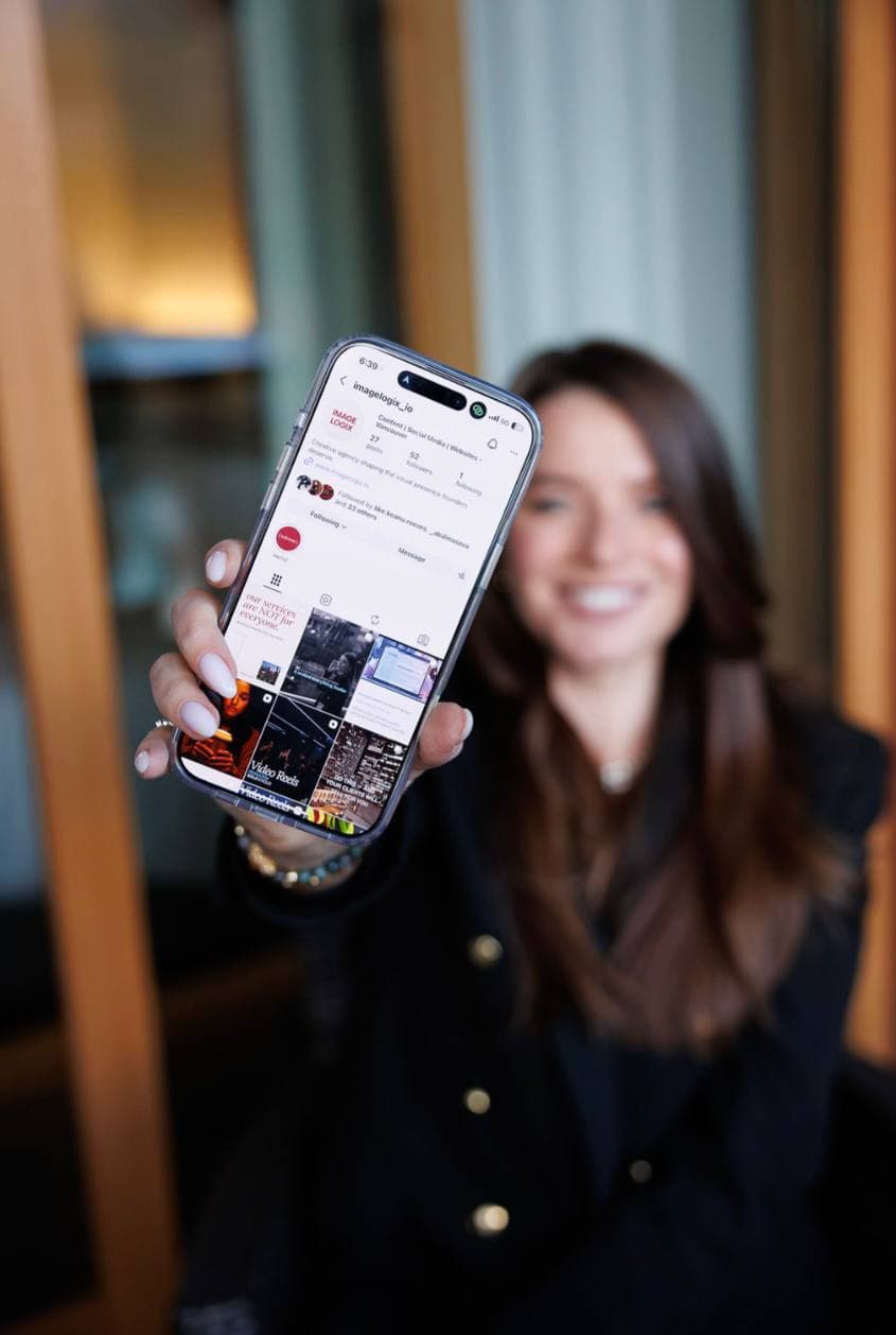Instagram presence for Image Logix — creative agency shaping founders' visual identity
